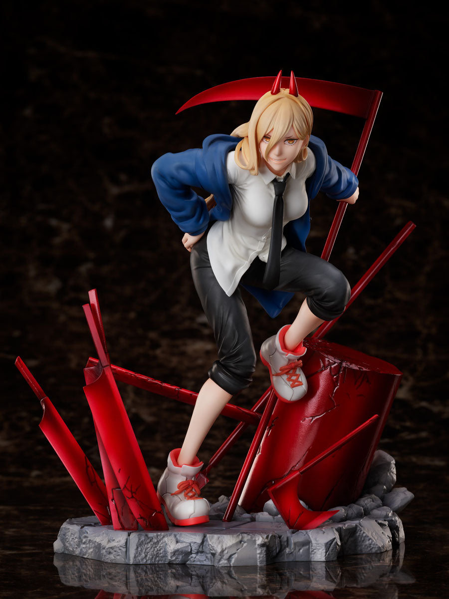 ABYSTYLE Chainsaw Man Acryl Figur Power – 10 Cm Hoch, 3-teilig, Offizielles Sammlerstück