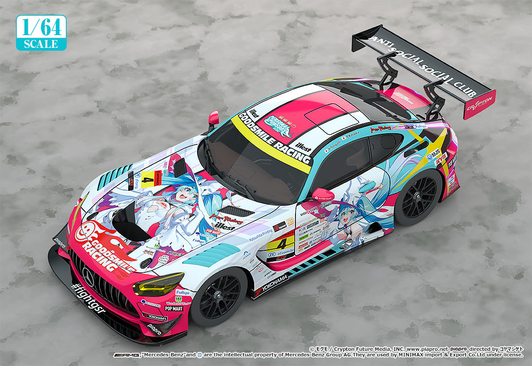 Hatsune Miku AMG 1/64 スケール Hatsune Miku GT Project - 1/64 Good Smile Hatsune Miku AMG 2024