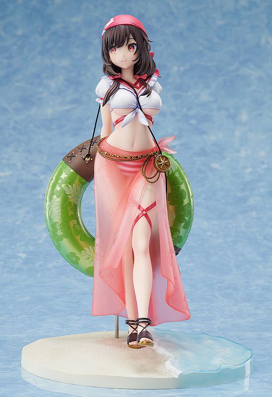 KONO SUBARASHII SEKAI NI SYUKUFUKU WO! Yunyun: Light Novel Cosplay On The Beach Ver. KADOKAWA Special Set 1/7 Scale Figure