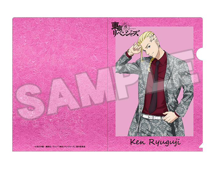 Tokyo Revengers - Original Illustration Clear File (Takemichi Hanagaki/Manjiro Sano/Ken Ryuguji/Keisuke Baji/Chifuyu Matsuno/Takashi Mitsuya/Kazutora Hanemiya)