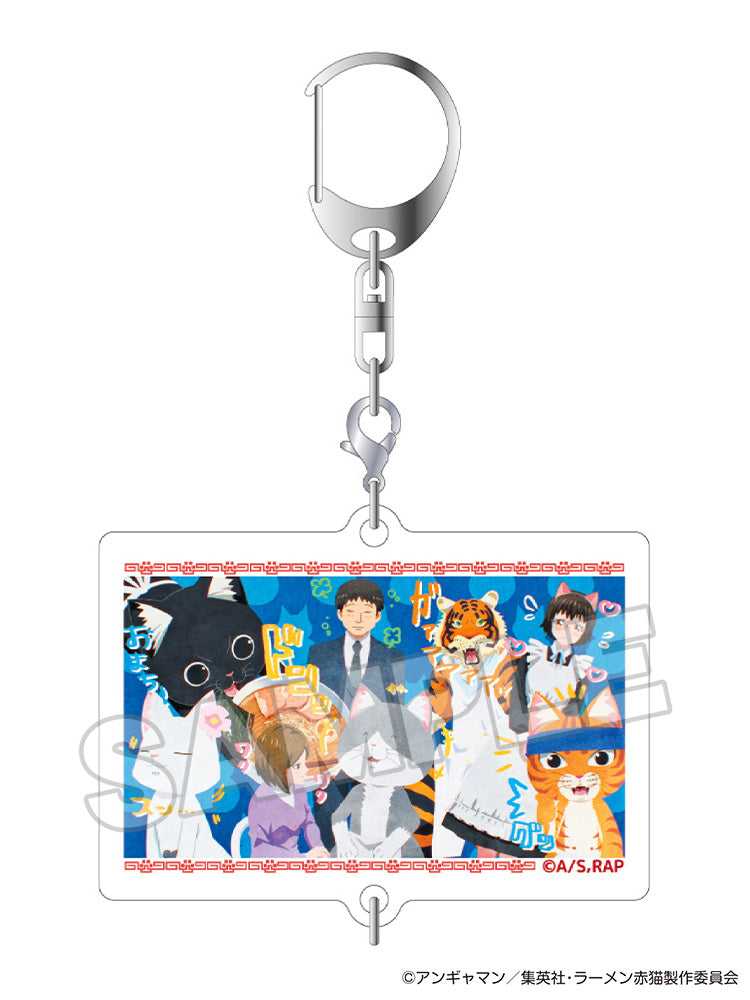 Ramen Akaneko - Connecting Acrylic Keychain Box Set