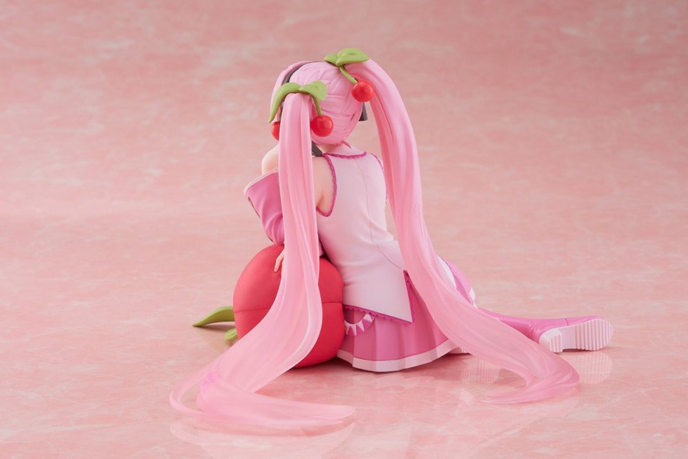 Hatsune Miku - Sakura Miku Desktop Cute Figure (Cherry Cushion Ver.)