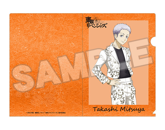 Tokyo Revengers - Original Illustration Clear File (Takemichi Hanagaki/Manjiro Sano/Ken Ryuguji/Keisuke Baji/Chifuyu Matsuno/Takashi Mitsuya/Kazutora Hanemiya)