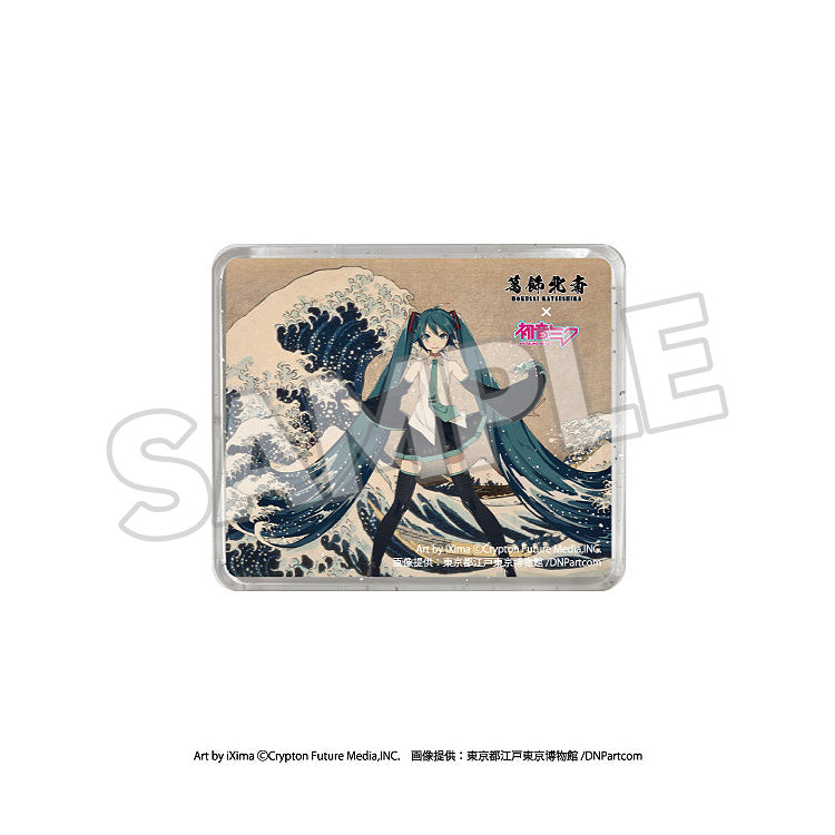 Katsushika Hokusai x Hatsune Miku - 3D Magnet: Thirty-six Views of