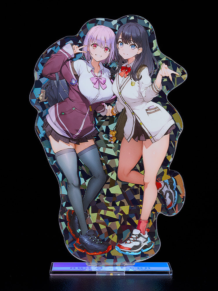 Gridman Universe - acrylic stand Rikka dan Akane versi kecil