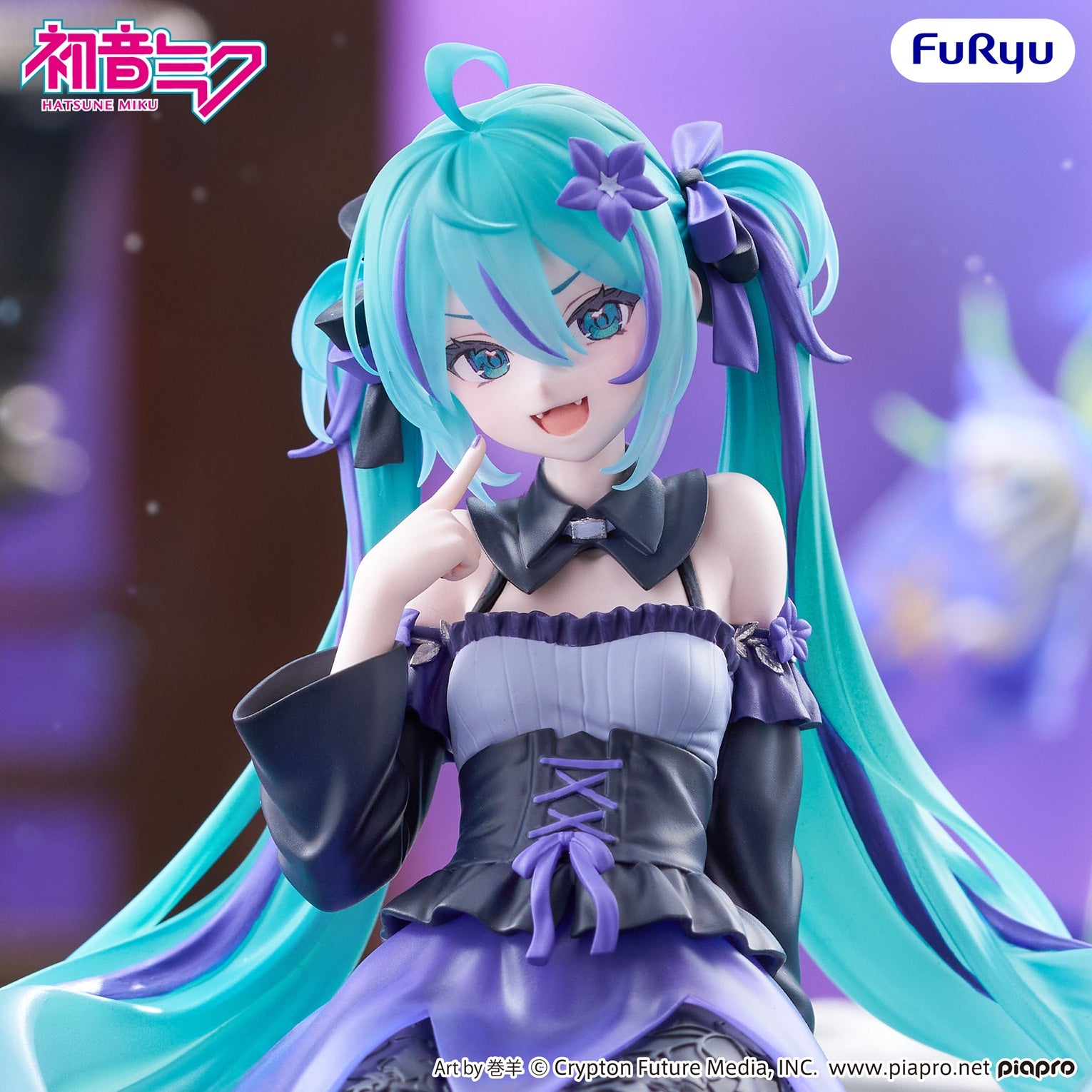 ☆miku910☆ Hatsune Miku - Flower Fairy Bellflower Noodle Stopper Figure
