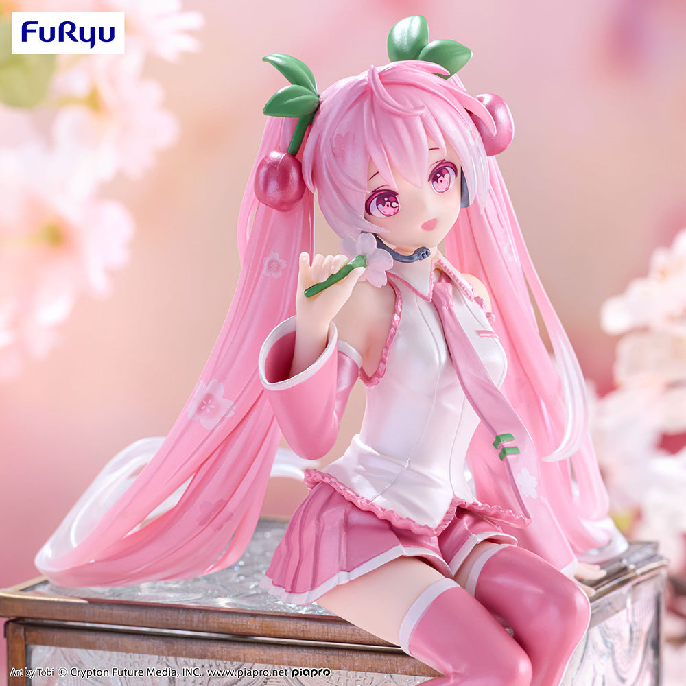 Hatsune Miku - Hatsune Miku Noodle Stopper Figure -Sakura Miku 2024 Pearl Color ver.-