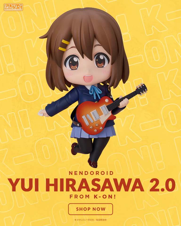Nendoroid Yui Hirasawa 2.0 chibi figure from K-ON! by Good Smile Company