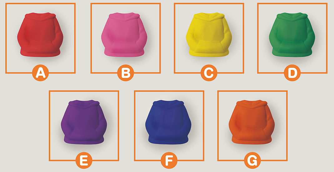 BONUS: "Oshi" Color Hoodie Parts (Orange Rouge GWP 2)