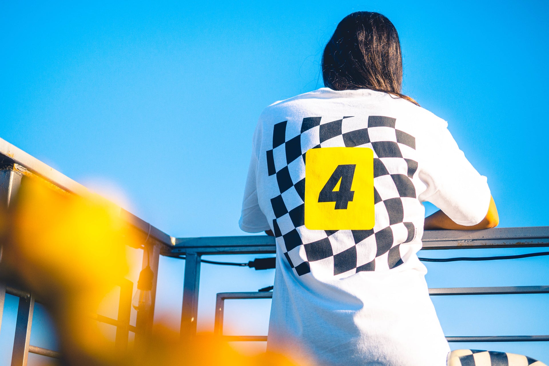 GSR x Modernica Checker #4 Tee