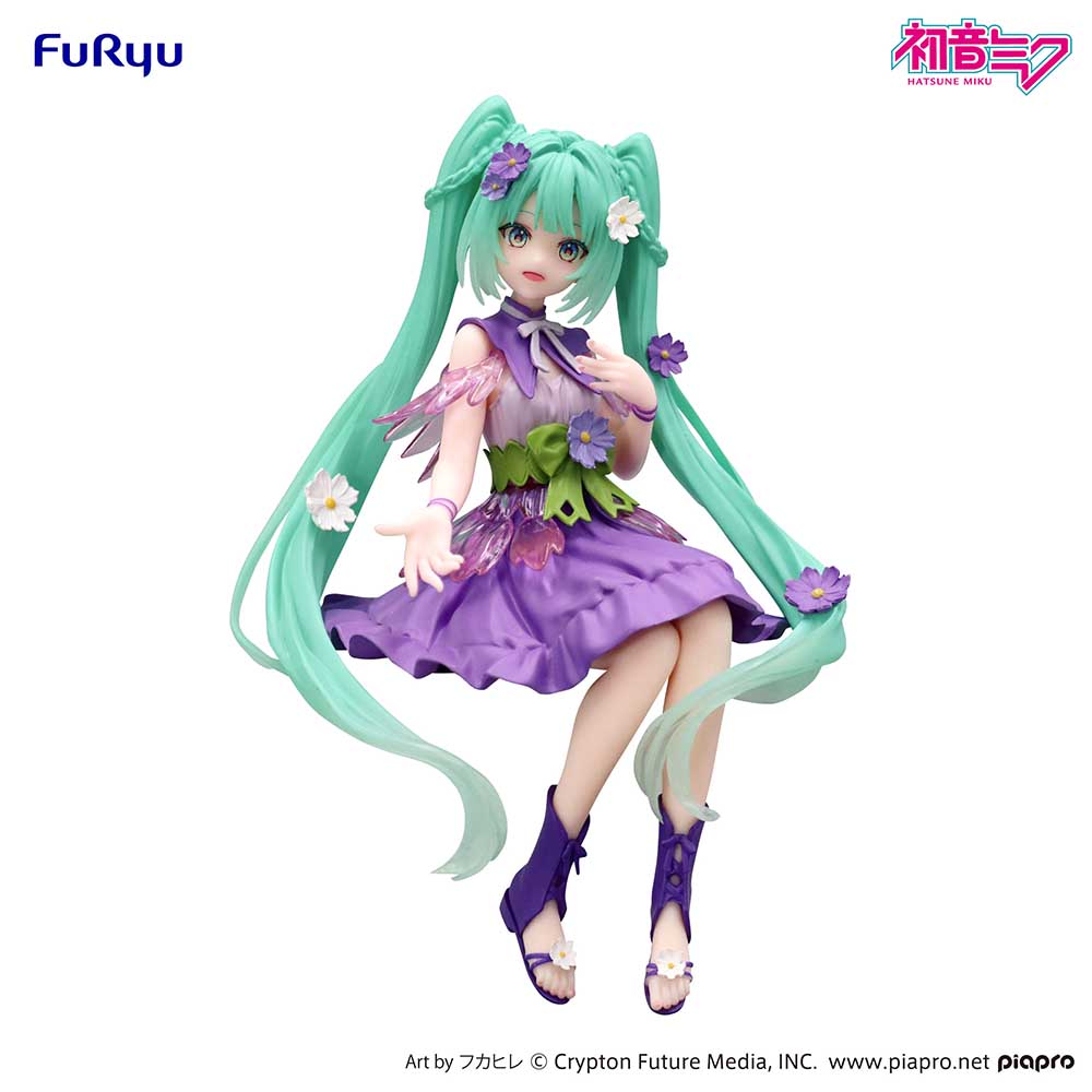 Hatsune Miku - Noodle Stopper Figure -Flower Fairy Cosmos Purple Color ver.-