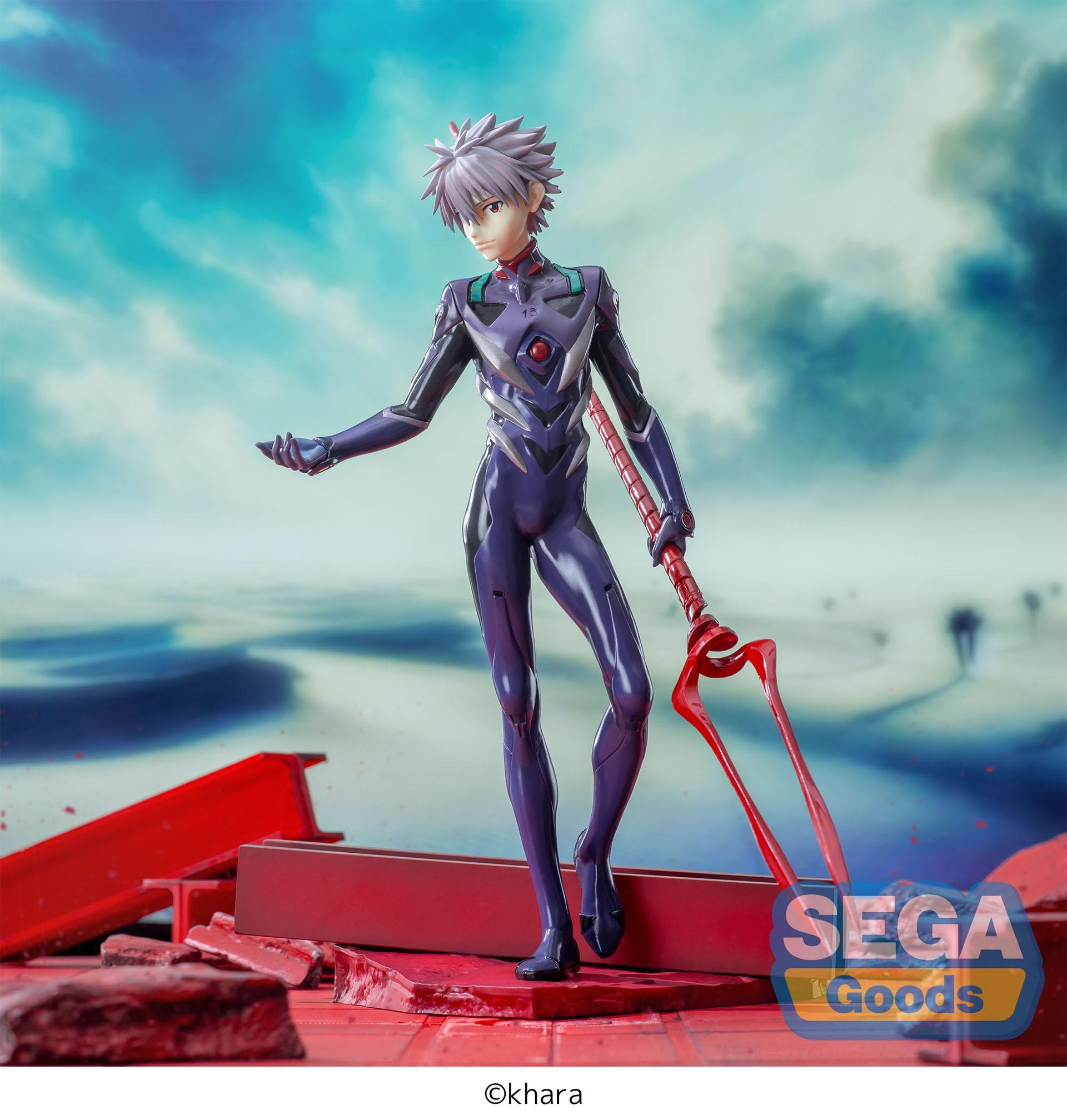 EVANGELION: 3.0+1.0 Thrice Upon a Time -Luminasta "Kaworu Nagisa x Spear of Longinus" Figure