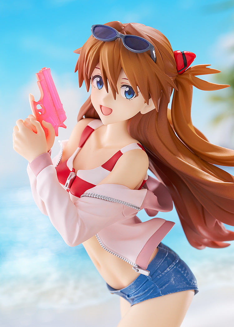 EVANGELION STORE限定 BEACH QUEENS(ビーチクイーンズ) 綾波レイ&惣流・アスカ・ラングレー コミックVer.セット 1/10 フィギュア ウェーブ(WAVE) エヴァンゲリオン レイ アスカ BEACH QUEENS wave