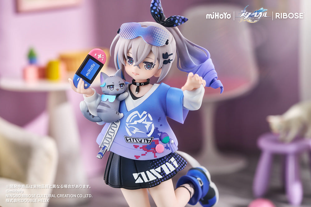 Honkai: Star Rail - RISE UP+ Chibi Cat Series Figure Silver Wolf Ver.