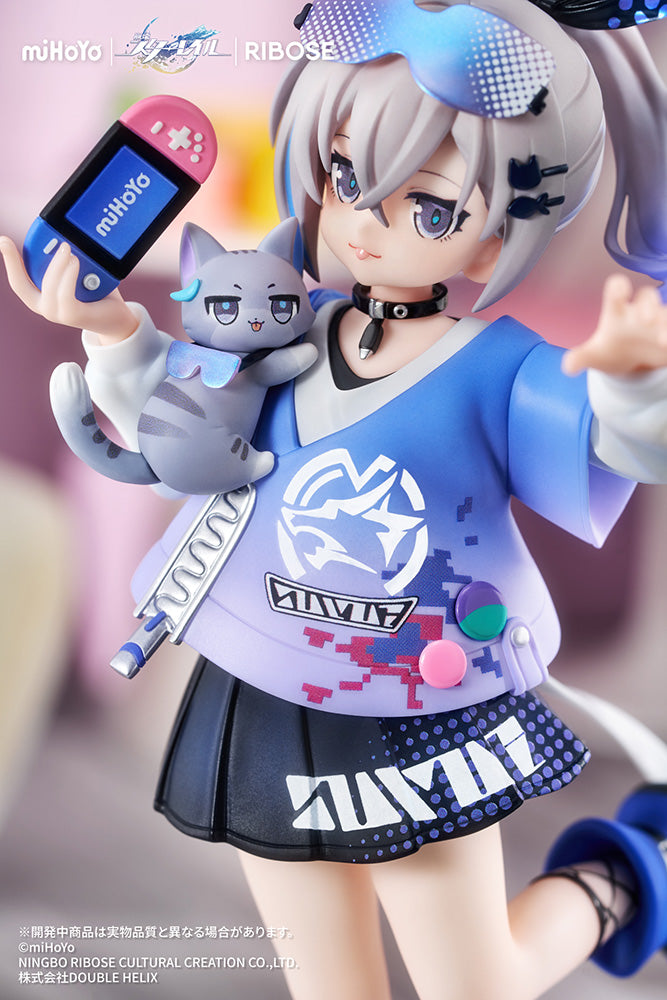 Honkai: Star Rail - RISE UP+ Chibi Cat Series Figure Silver Wolf Ver.