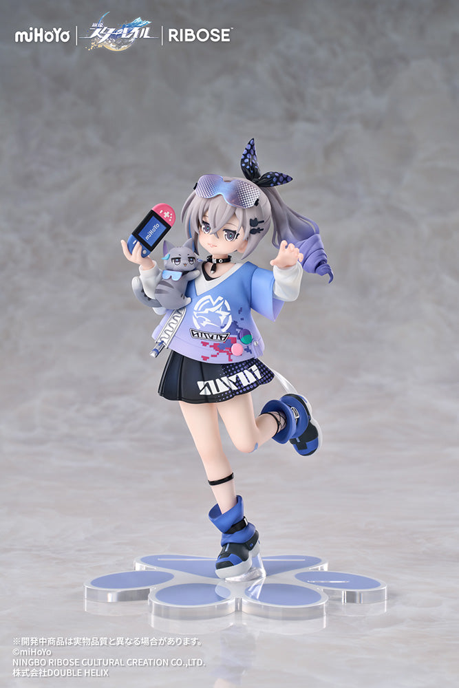 Honkai: Star Rail - RISE UP+ Chibi Cat Series Figure Silver Wolf Ver.