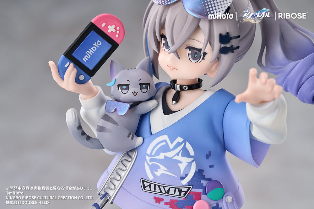Honkai: Star Rail - RISE UP+ Chibi Cat Series Figure Silver Wolf Ver.