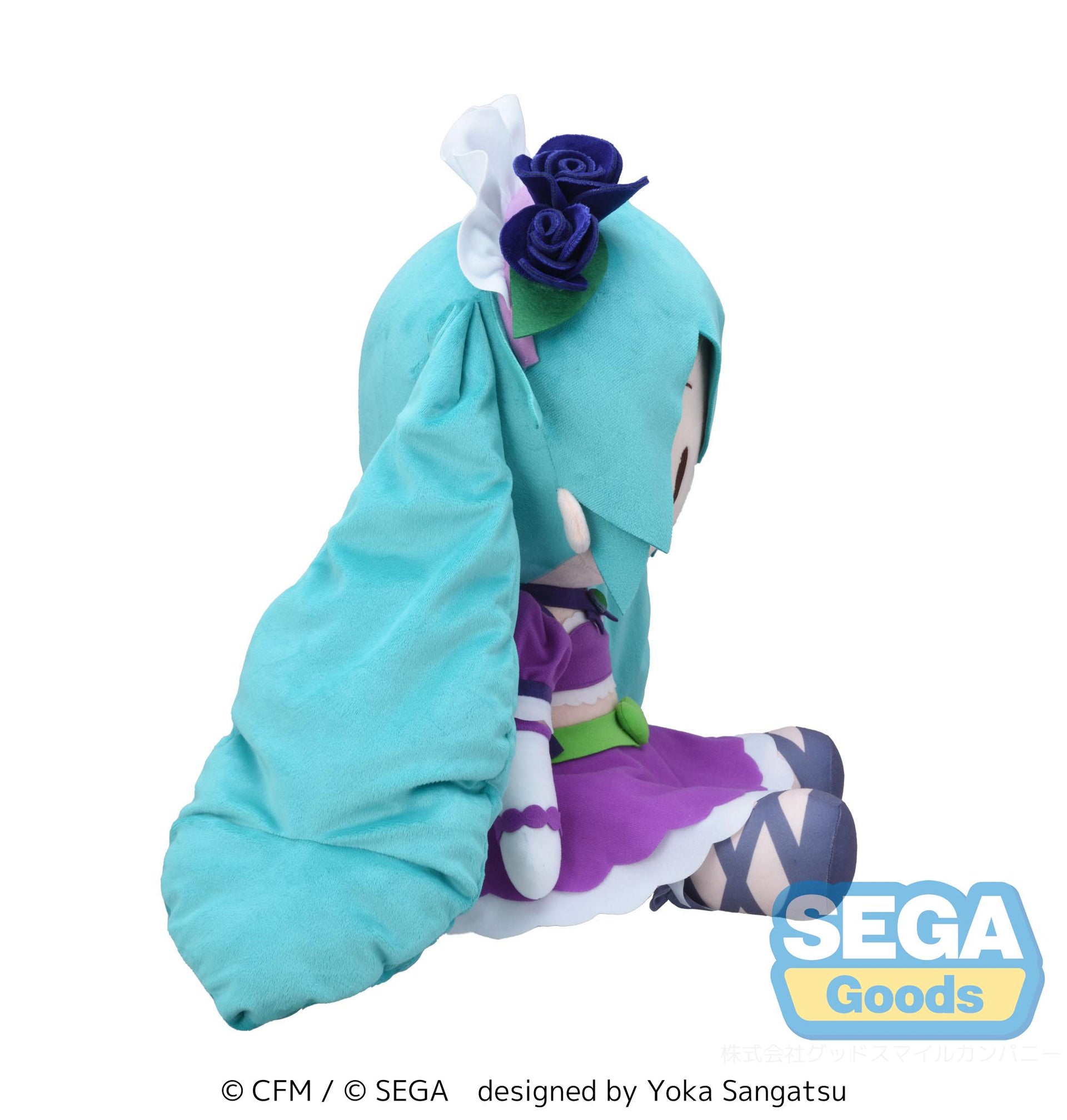Hatsune Miku - fuwa petit "Hatsune Miku x Love and Berry Dress Up and Dance!" Plush "Sparkly Purple" (LL)