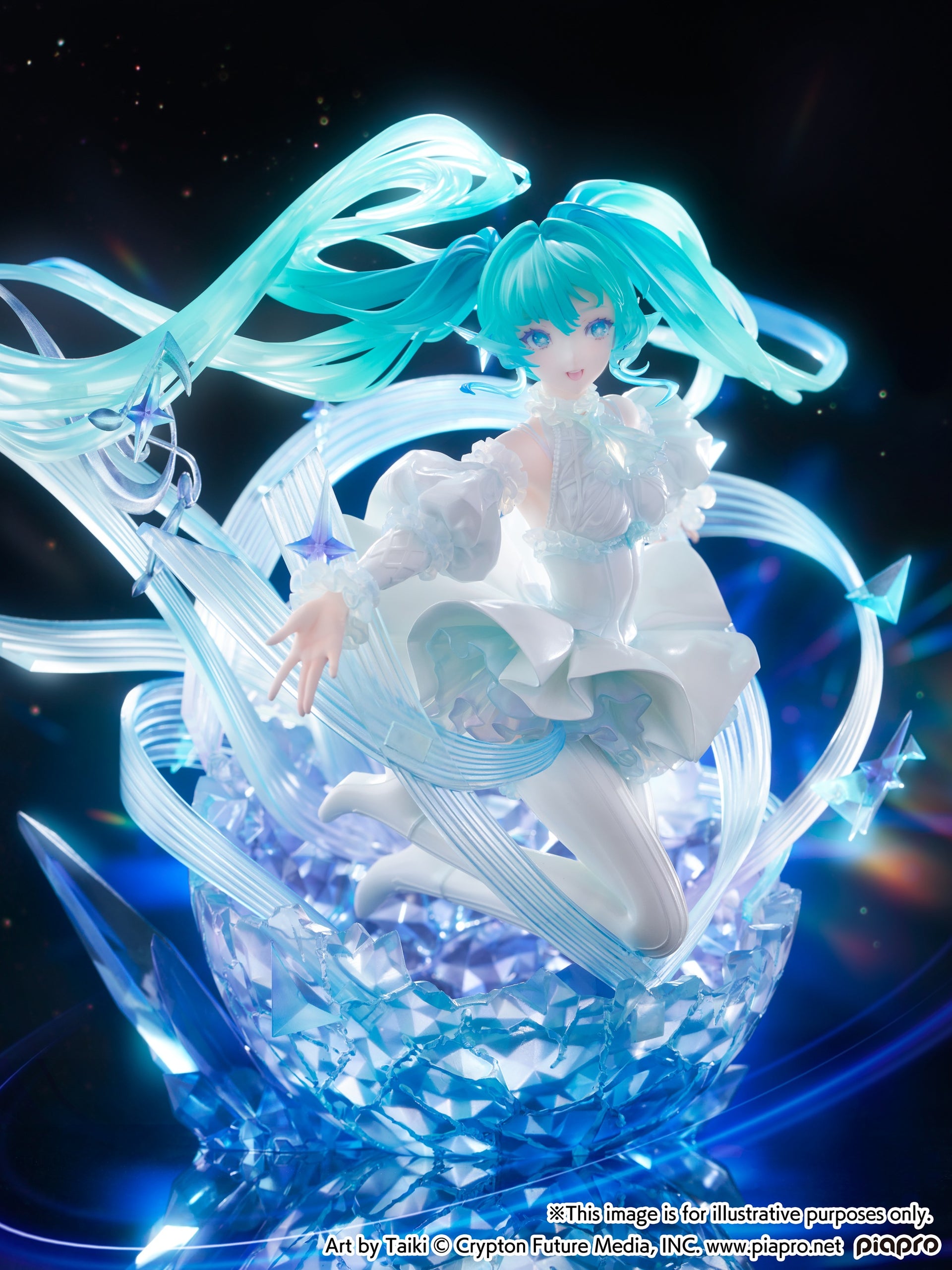 Hatsune Miku -Crystal Dress Ver. - 1/7 Scale Figure