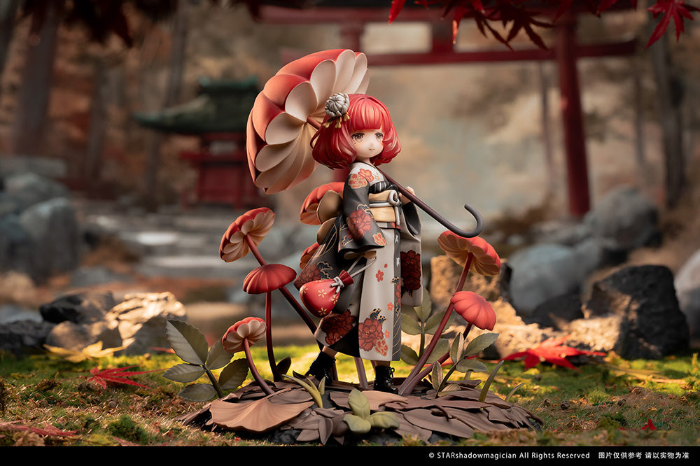Mushroom Girls Series No.6 Marasmius Haematocephalus 1/1 Scale Figure