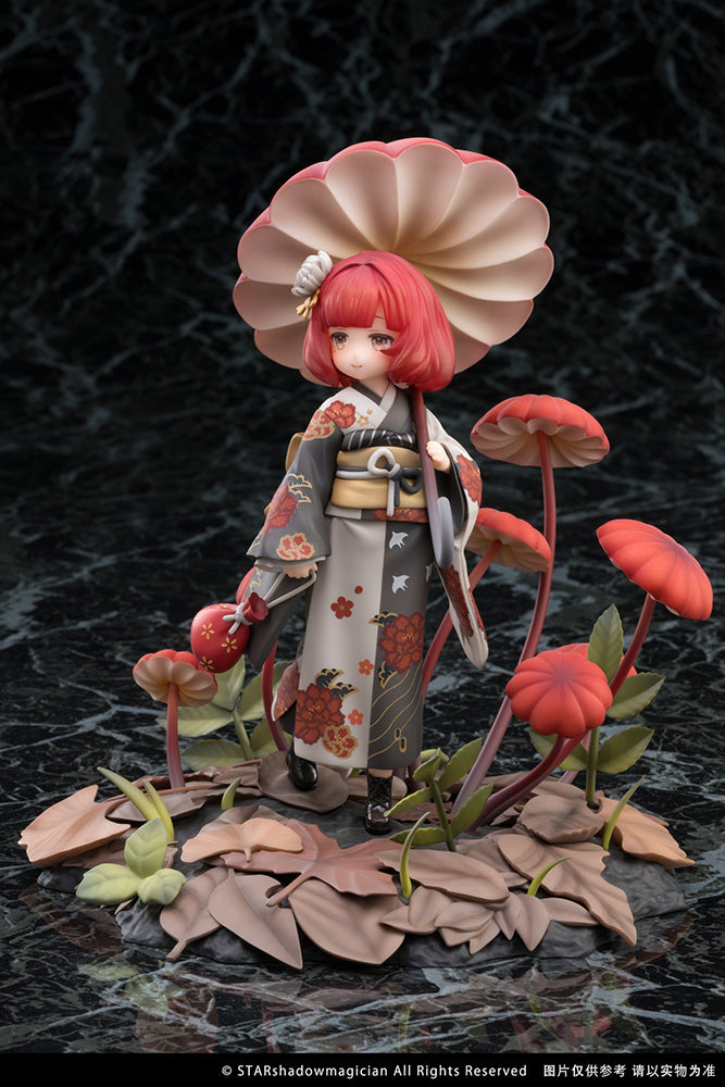 Mushroom Girls Series No.6 Marasmius Haematocephalus 1/1 Scale Figure