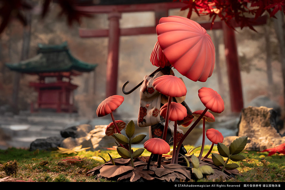 Mushroom Girls Series No.6 Marasmius Haematocephalus 1/1 Scale Figure