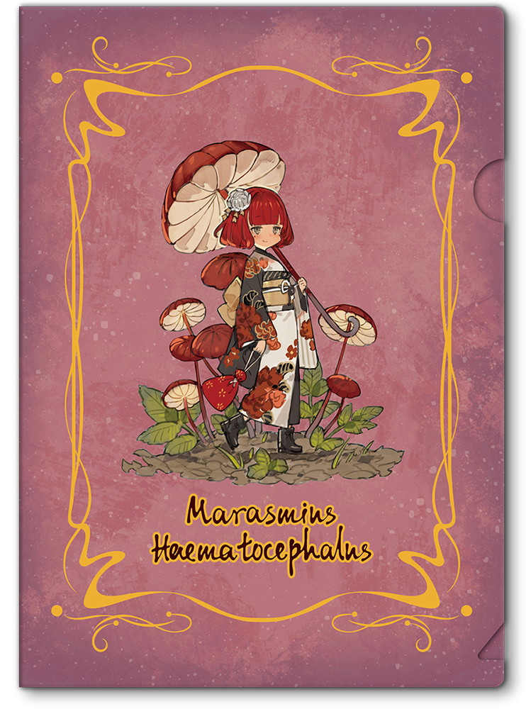 Mushroom Girls Series No.6 Marasmius Haematocephalus 1/1 Scale Figure