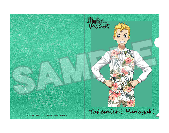 Tokyo Revengers - Original Illustration Clear File (Takemichi Hanagaki/Manjiro Sano/Ken Ryuguji/Keisuke Baji/Chifuyu Matsuno/Takashi Mitsuya/Kazutora Hanemiya)