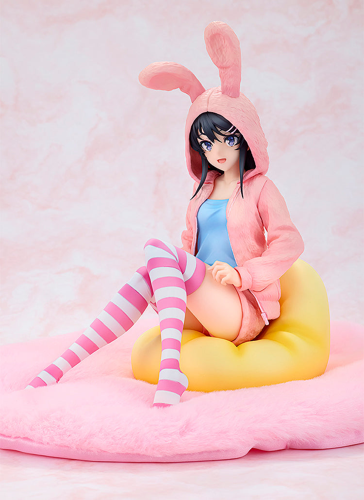 Rascal Does Not Dream of Series - Mai Sakurajima Hoodie☆Look Rabbit Ears ver. 1/7 Scale Figure
