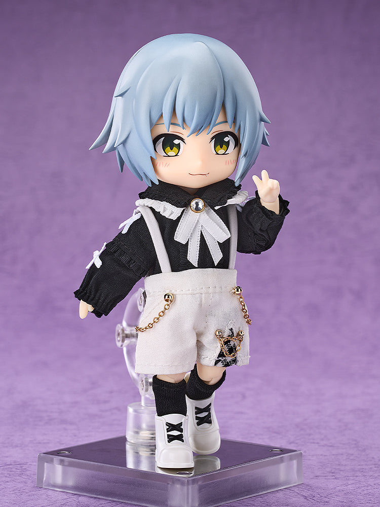 Nendoroid Doll Outfit Set: Suspender Shorts Set (White & Black/Black & White/White & Blue)
