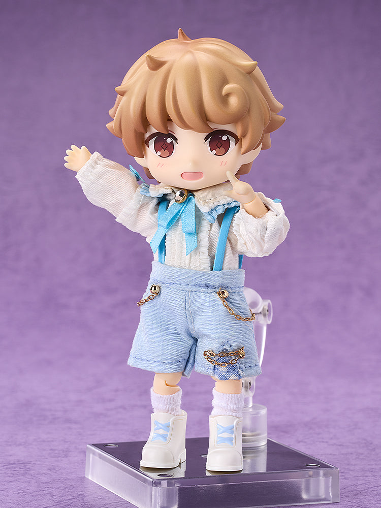 Nendoroid Doll Outfit Set: Suspender Shorts Set (White & Black/Black & White/White & Blue)