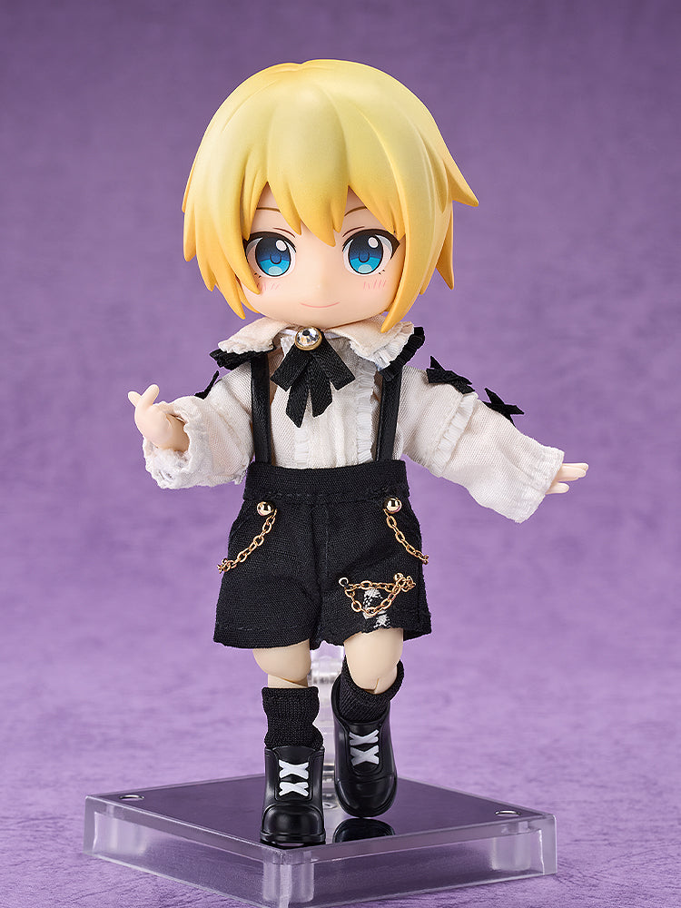 Nendoroid Doll Outfit Set: Suspender Shorts Set (White & Black/Black & White/White & Blue)