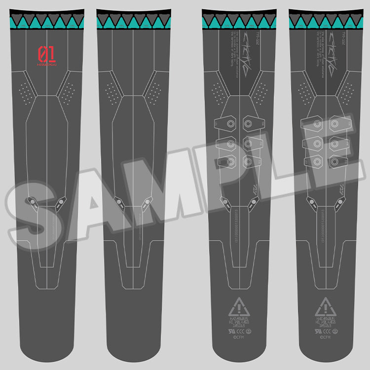 Hatsune Miku - Chuocho Tactical Craft - Knee-High Socks Hatsune MIKU2024 Ver.