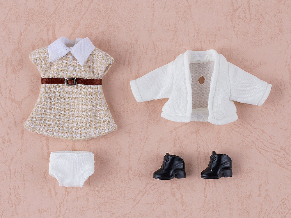 Nendoroid Doll Outfit Set: Campus Outfit  - Girl (Beige/White)