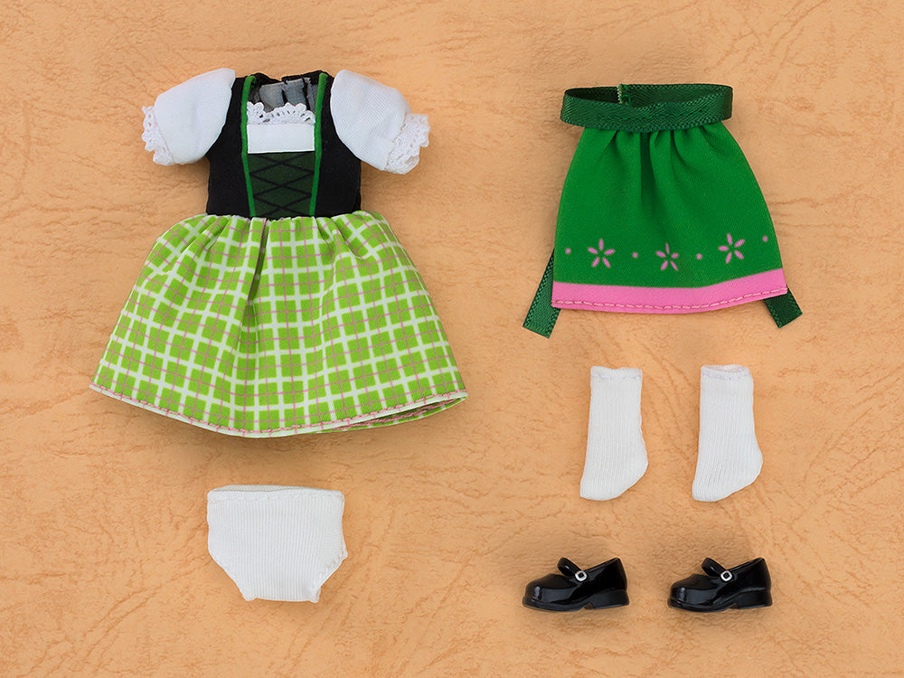 Nendoroid Doll Outfit Set: World Tour Germany  - Girl (Green/Red)