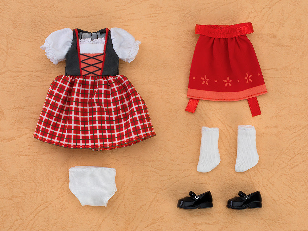 Nendoroid Doll Outfit Set: World Tour Germany  - Girl (Green/Red)
