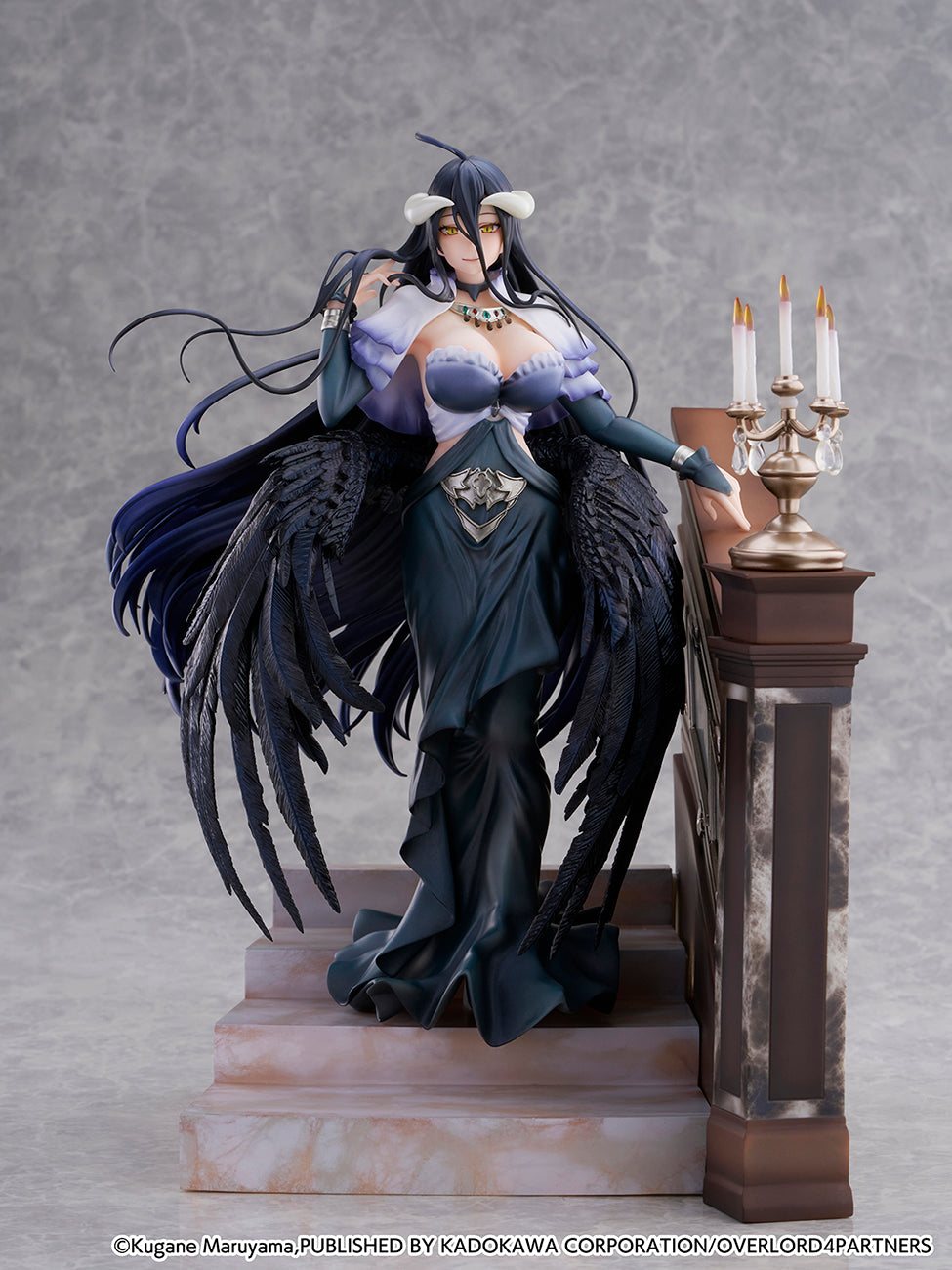 OVERLORD - Albedo 1/7 Scale Figure -Jet Black Dress Ver.-