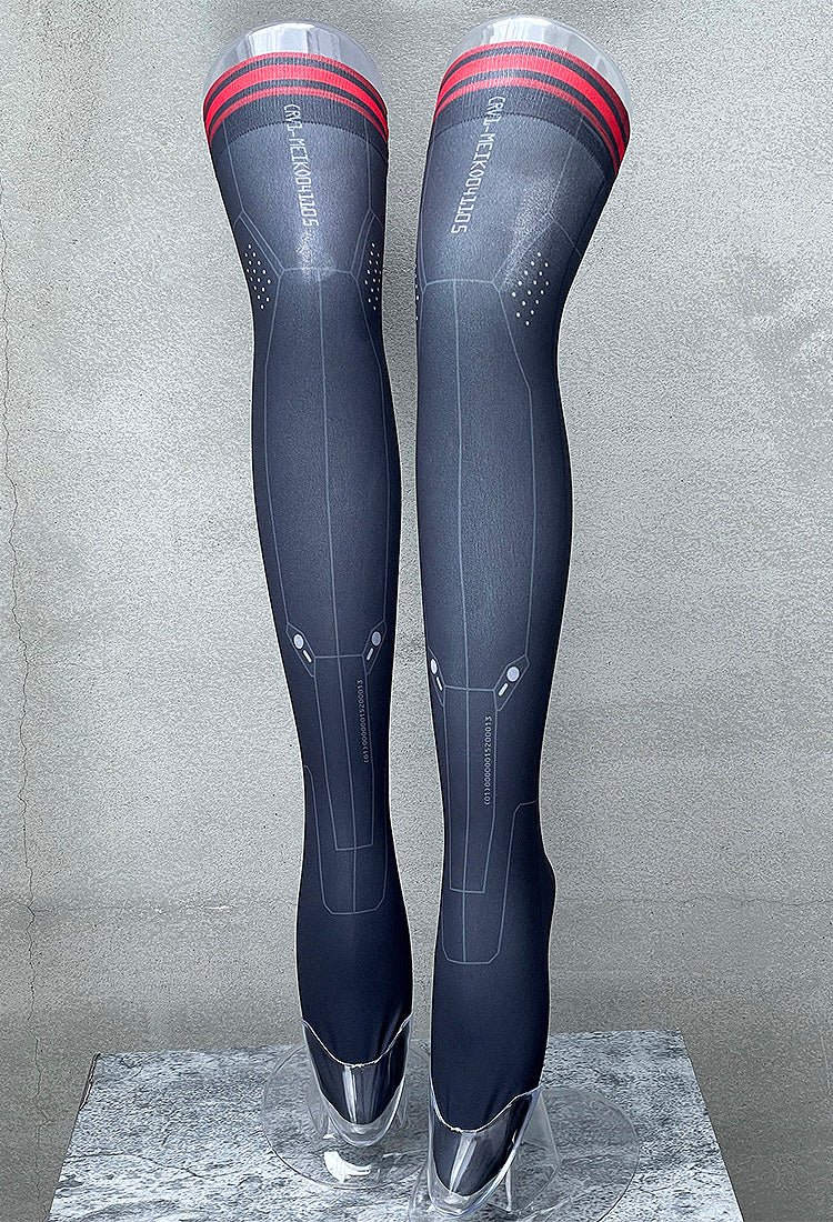 Hatsune Miku - Chuocho Tactical Craft - Knee-High Socks MEIKO Ver.