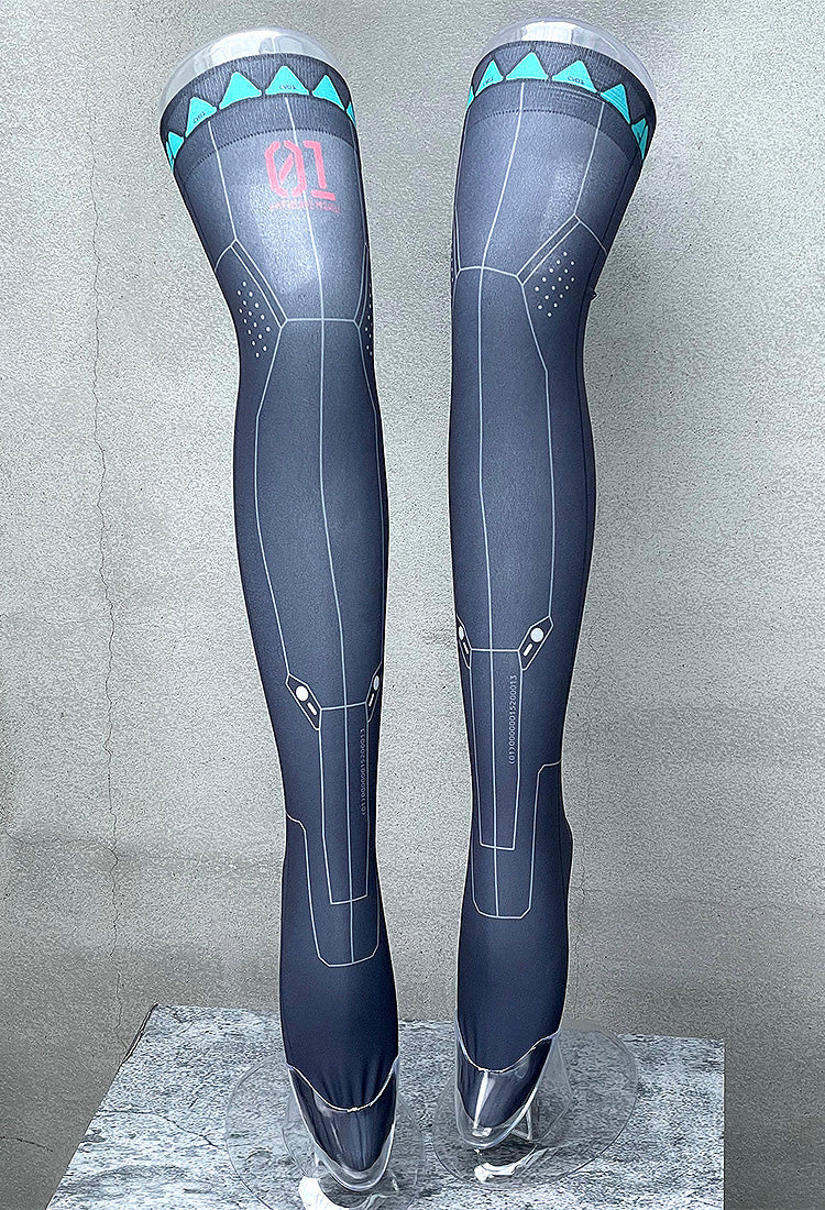 Hatsune Miku - Chuocho Tactical Craft - Knee-High Socks Hatsune MIKU2024 Ver.