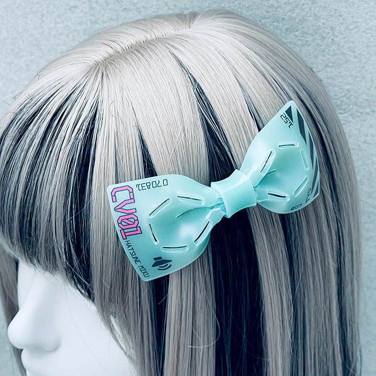 Hatsune Miku - Chuocho Tactical Craft - Acrylic Small Ribbon Barrette MIKU Ver.