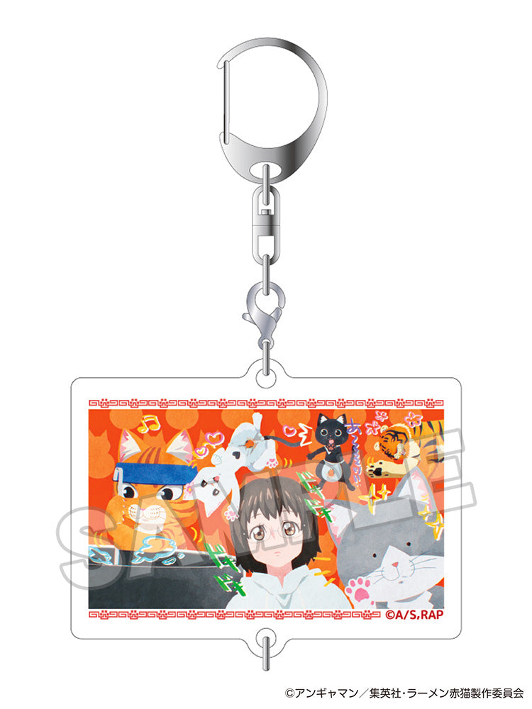 Ramen Akaneko - Connecting Acrylic Keychain Box Set