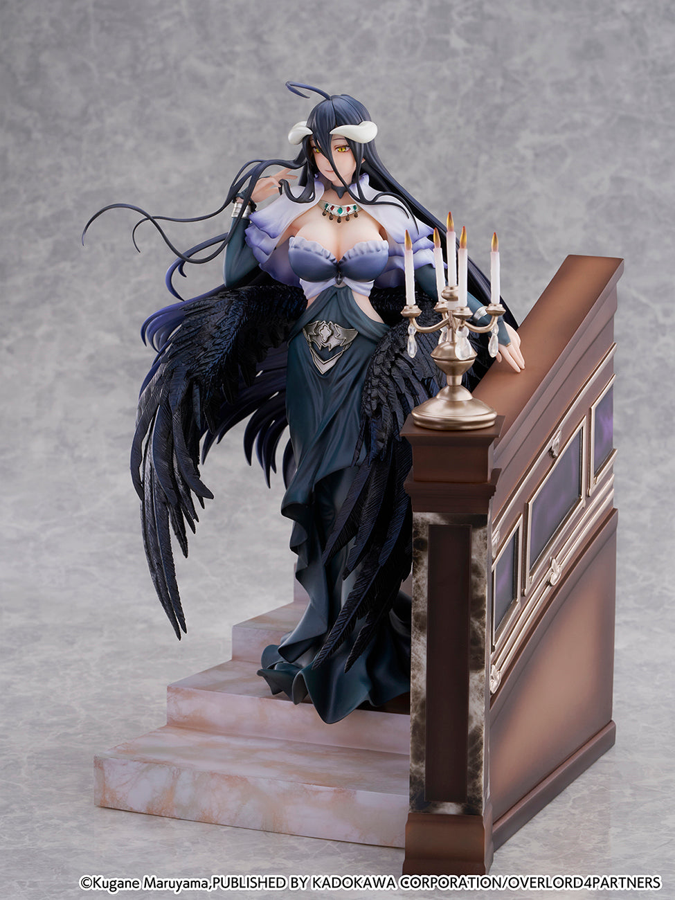 OVERLORD - Albedo 1/7 Scale Figure -Jet Black Dress Ver.-