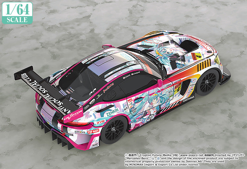 ミニカー Goodsmile Hatsune Miku AMG 2021 SUPER Hatsune Miku GT Project - 1/64 Scale Good Smile Hatsune Miku AMG