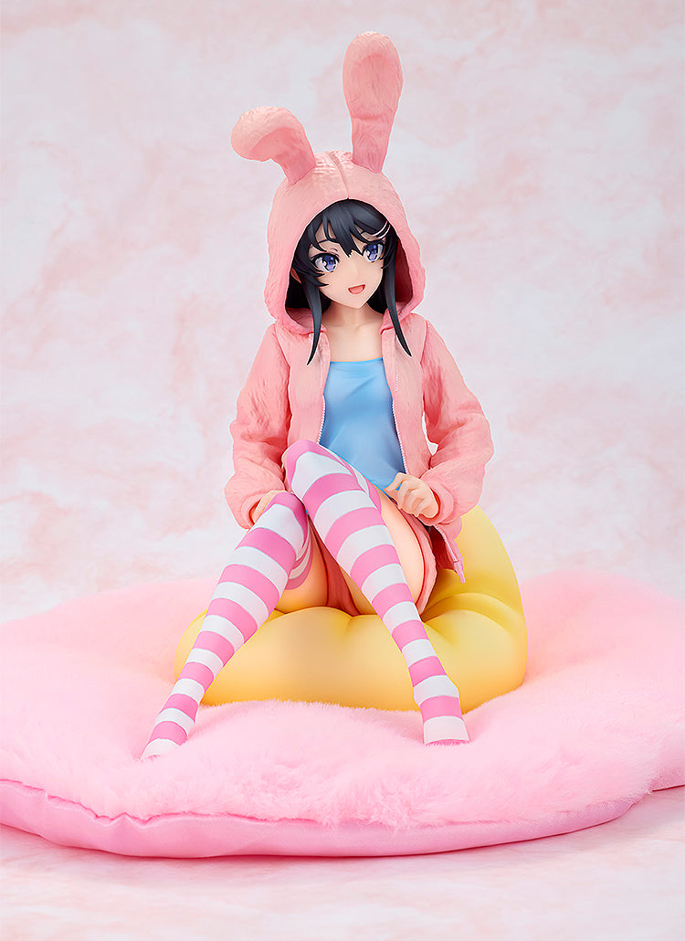 Rascal Does Not Dream of Series - Mai Sakurajima Hoodie☆Look Rabbit Ears ver. 1/7 Scale Figure