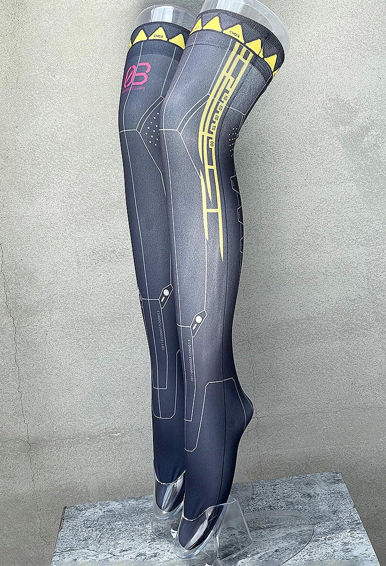 Hatsune Miku - Chuocho Tactical Craft - Knee-High Socks LUKA Ver.