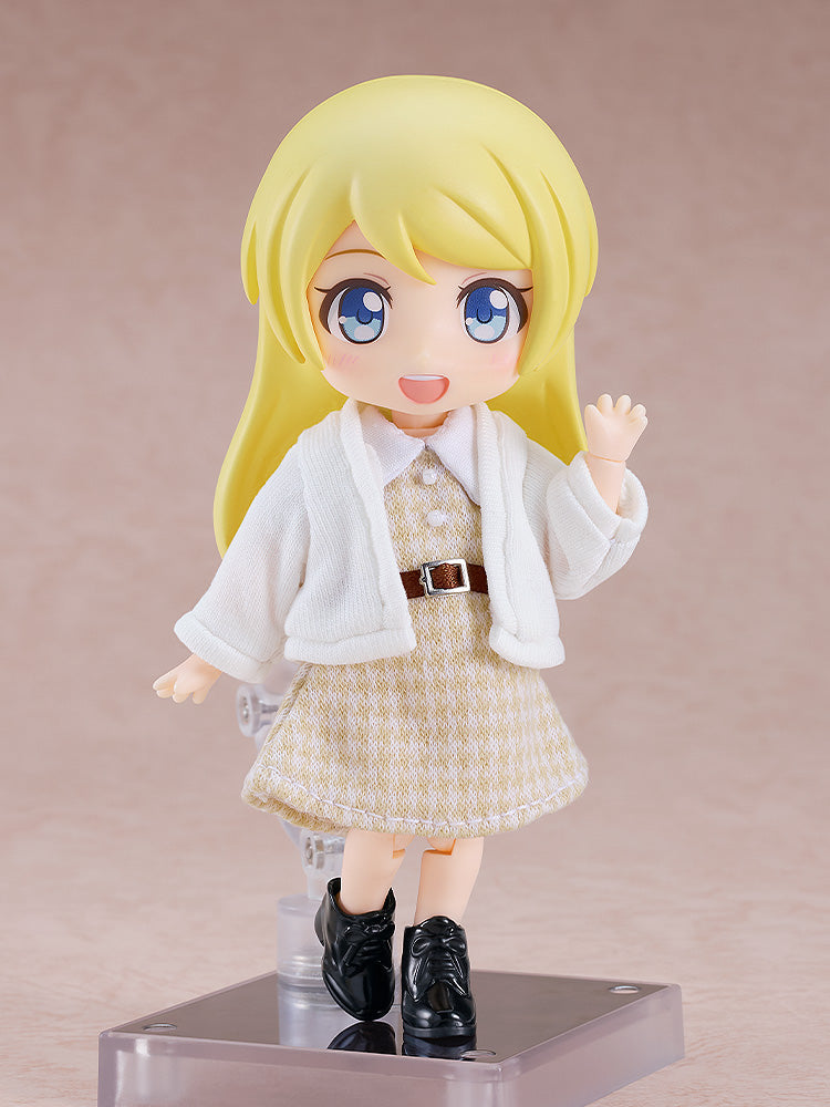 Nendoroid Doll Outfit Set: Campus Outfit  - Girl (Beige/White)