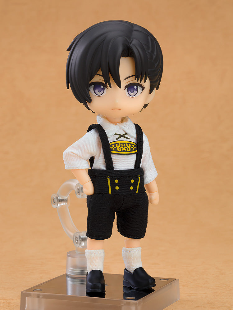 Nendoroid Doll Outfit Set: World Tour Germany  - Boy (Black/Brown)