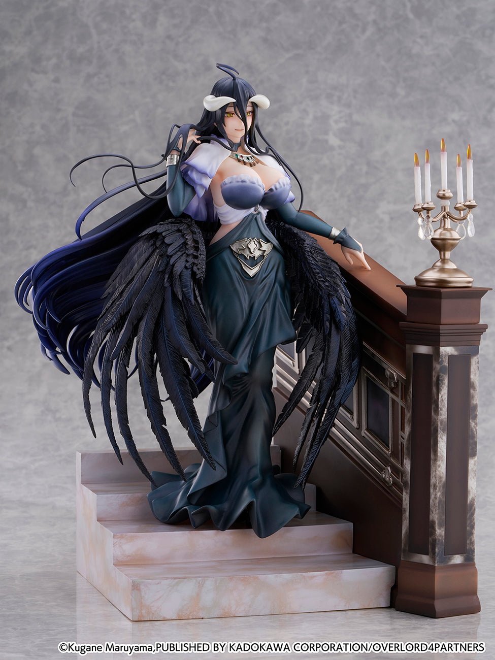 OVERLORD - Albedo 1/7 Scale Figure -Jet Black Dress Ver.-