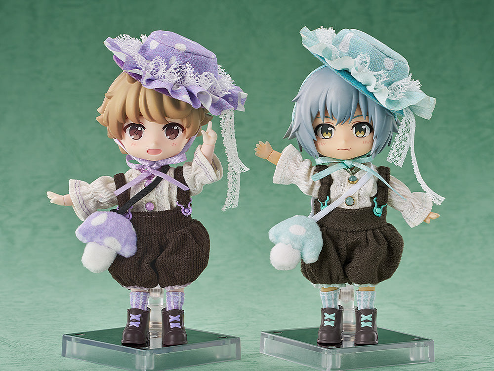 Nendoroid Doll Outfit Set: Mushroom  - Boy (Green/Purple)