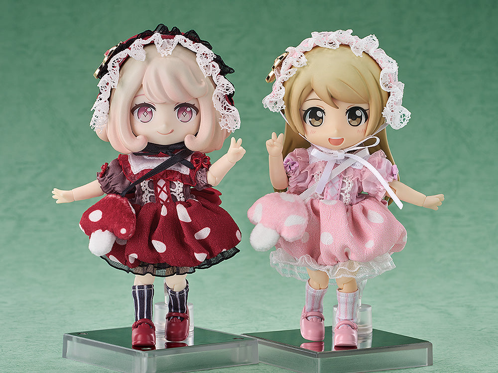 Nendoroid Doll Outfit Set: Mushroom  - Girl (Red/Pink)